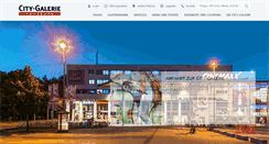 Desktop Screenshot of city-galerie-augsburg.de