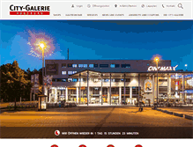 Tablet Screenshot of city-galerie-augsburg.de